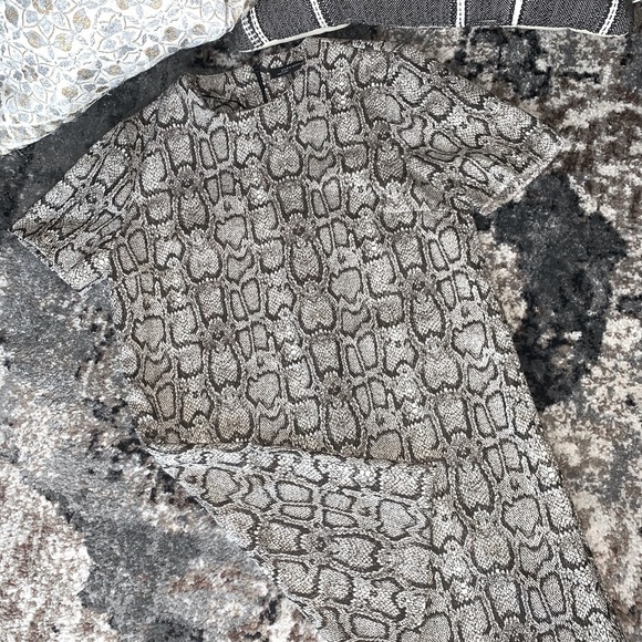 T shirt snake print dress from Zara‎ - Picture 2 of 3